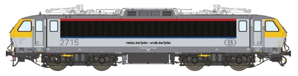 LS Models LS12558AC - H0 - E-Lok HLE 27 neues Design, SNCB, Ep. VI - AC